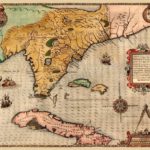 1591 map of Caribbean